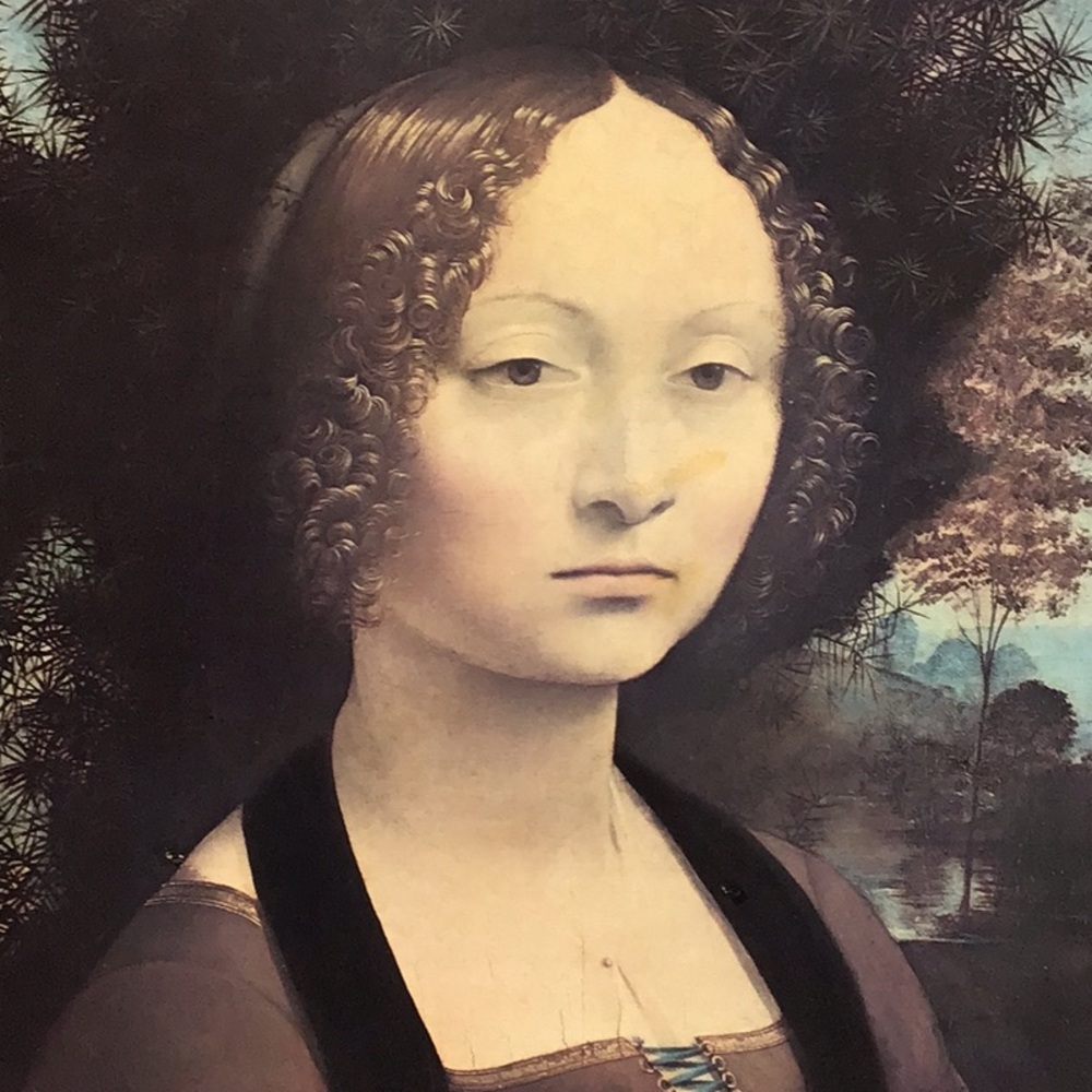 Leonardo da Vinci Portrait of ‘Ginevra de Benci’ (c.1480) Framed Art Print - Picture 7 of 8